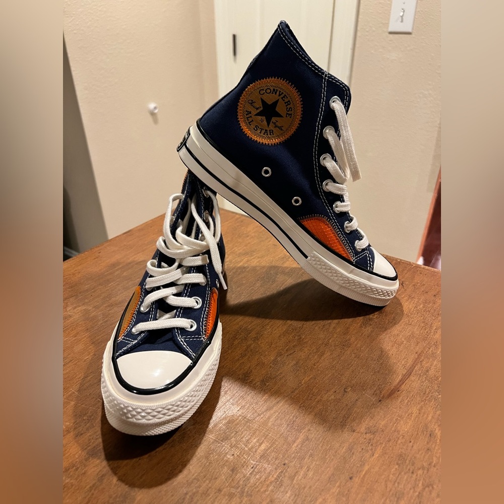 Converse Chuck 70 Hi Top Canvas Trainers Alt Exploration Navy Dark Soba  170127C